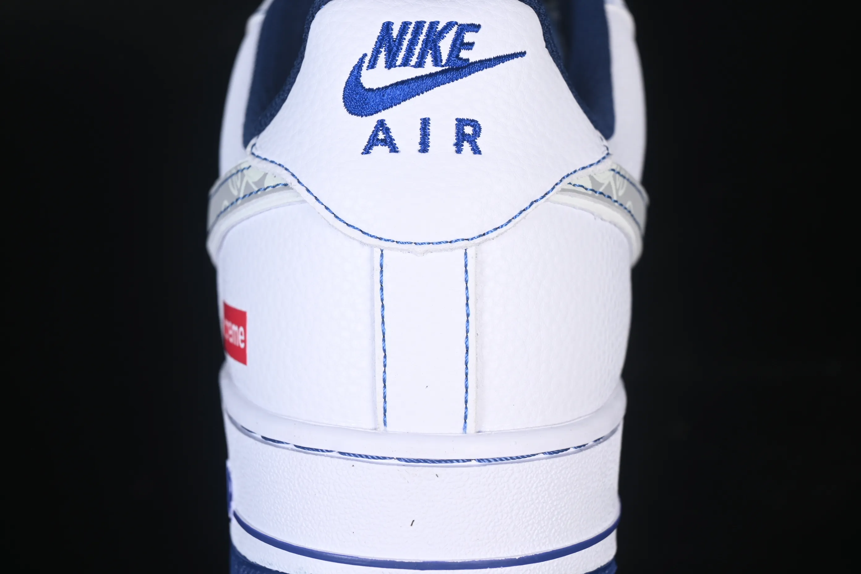 All categories Nk Air Force 1 Air Force series Nk Air Force 1 Low Air Force low top Nike Air Force 1'07 Low Supreme joint gray hook blue pig eight Air Force 1 low top casual sneakers XZ6188-187